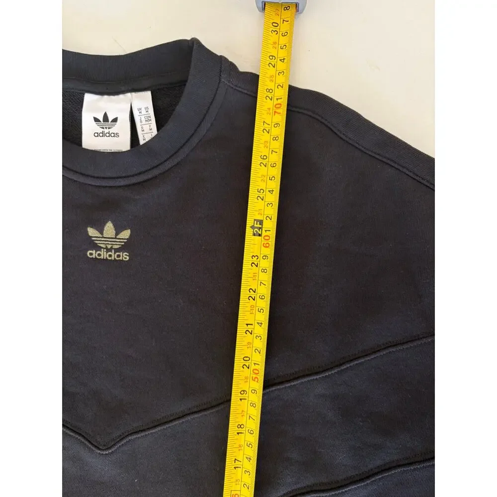 Adidas Originals Black Camo Crew Neck Sweatshirt streetwear sporty skate utility